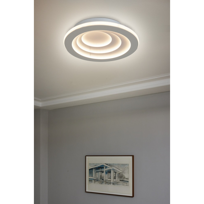 Plafonnier LED Spiral connecté blanc 1900 lm 40 W LEDVANCE