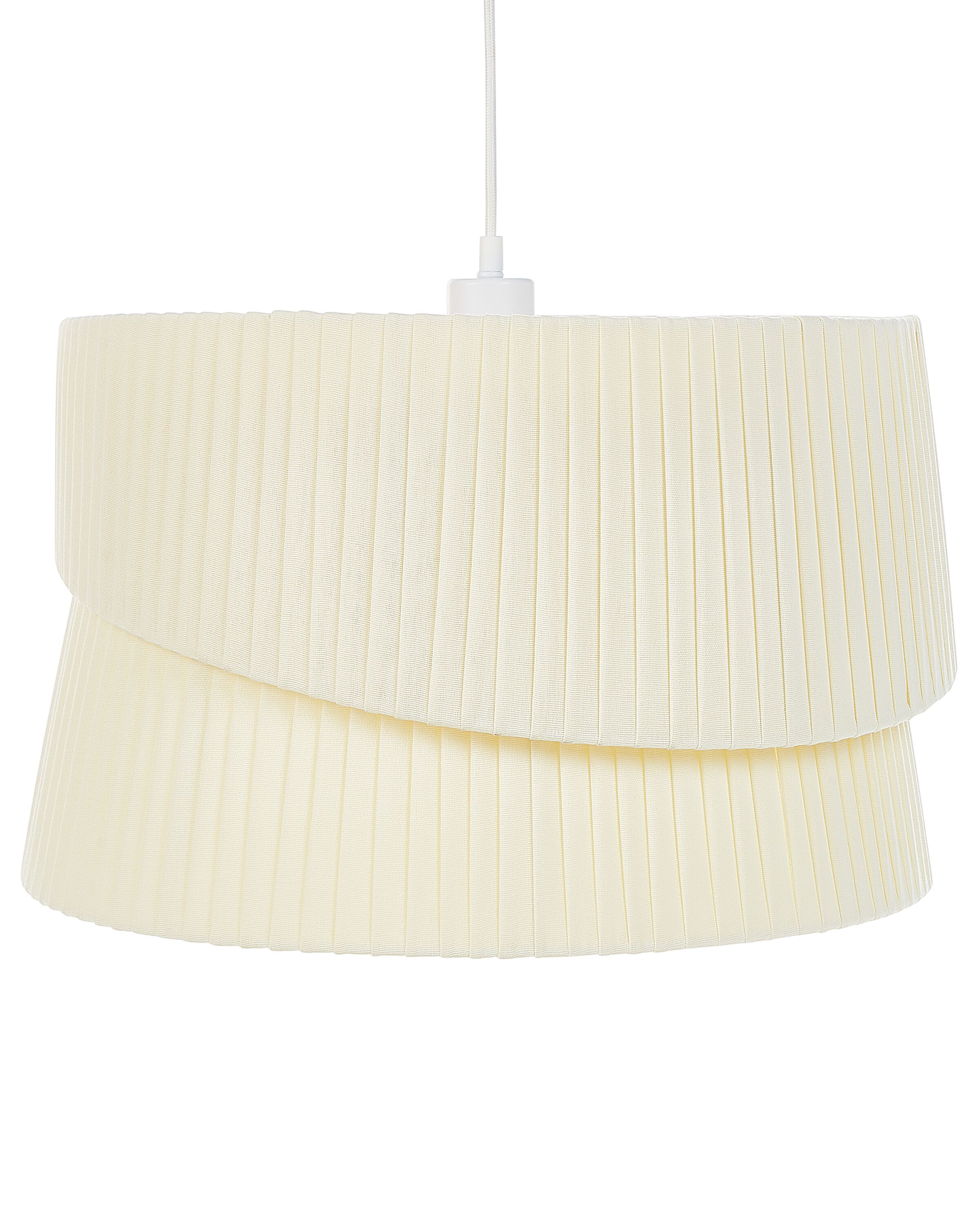 Lampa wisząca materiałowa elana beżowa