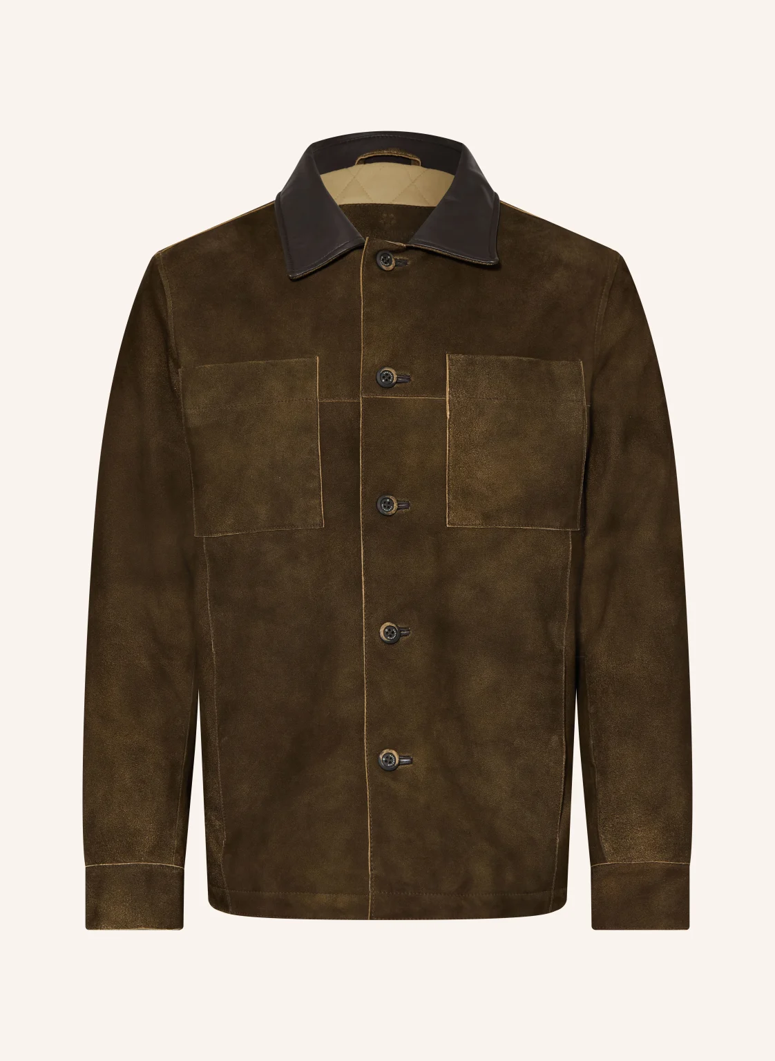 MILESTONE Leder-Overjacket MSDAMIAN