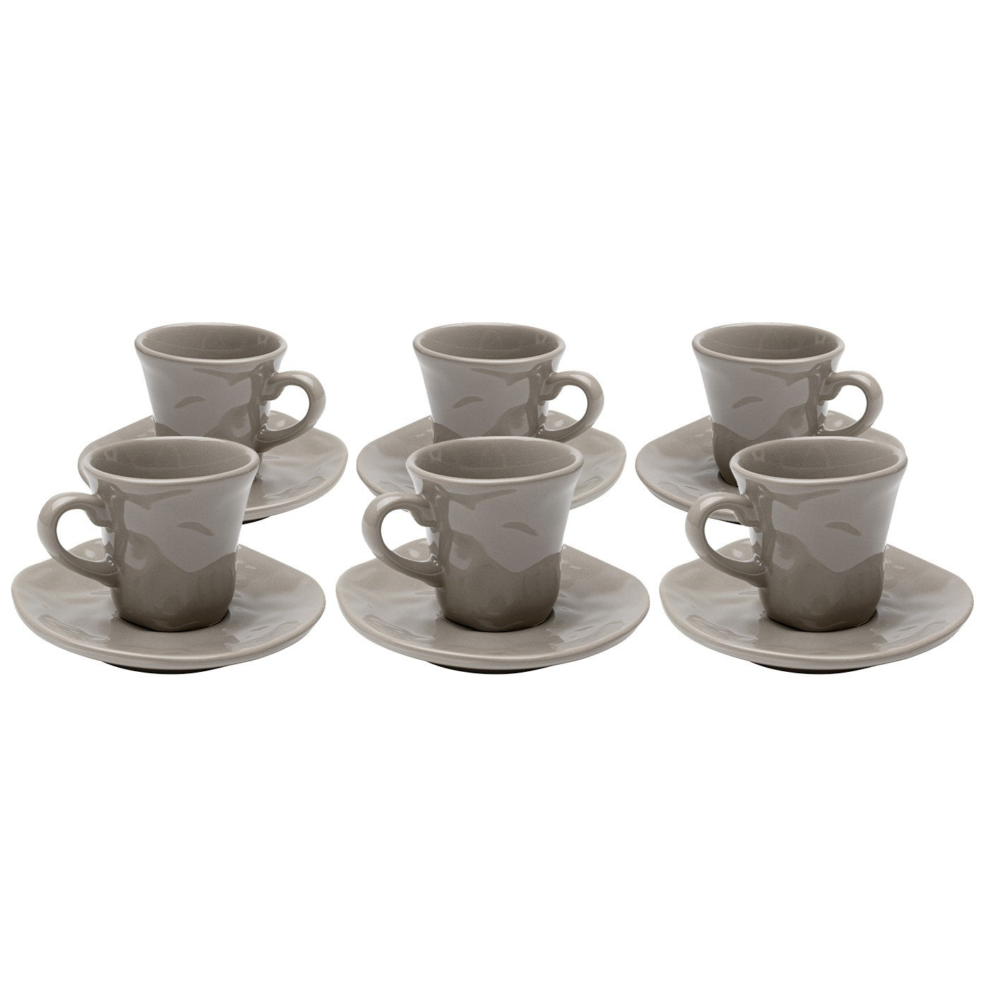 Kare Design Espressokopje Organic taupe (6/set)