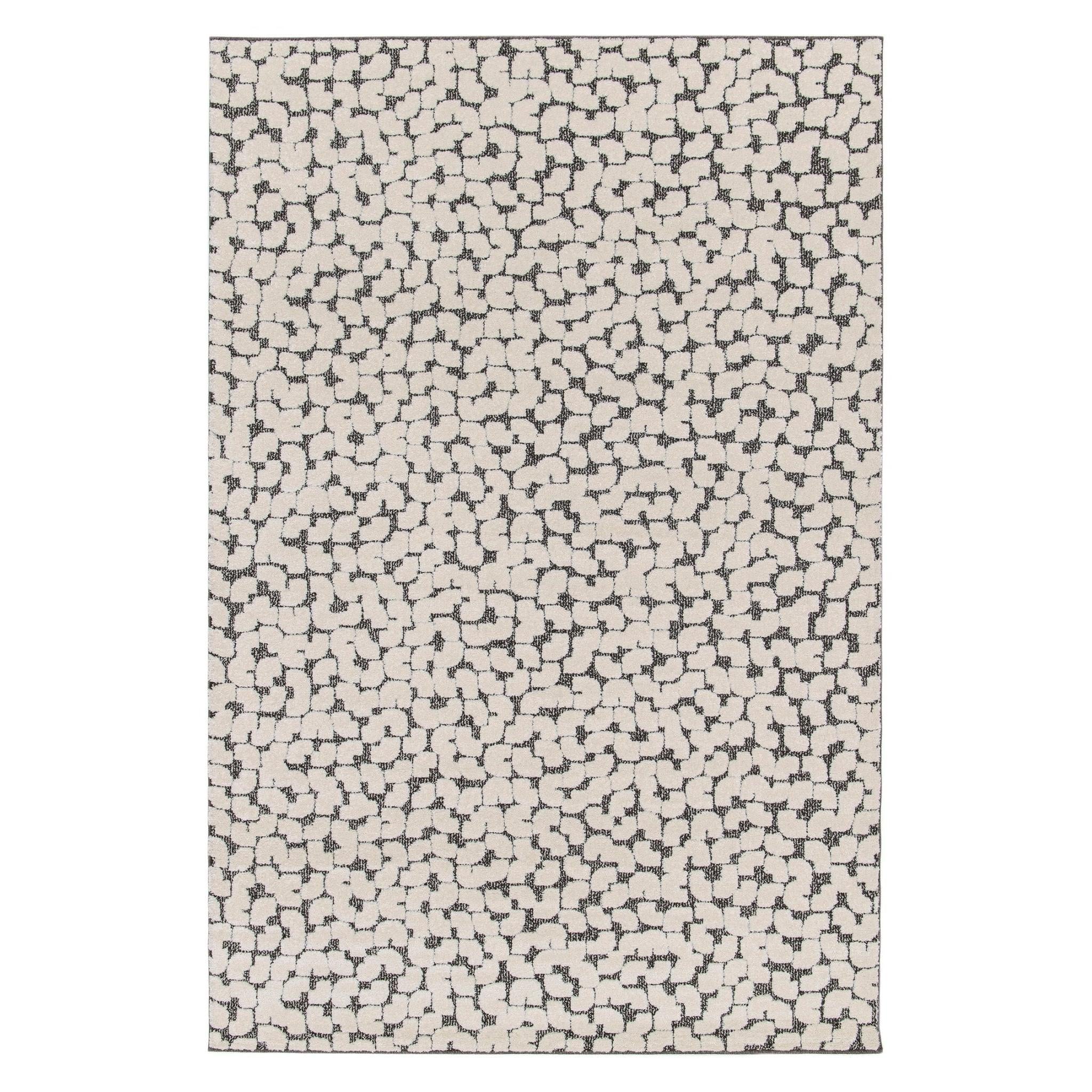 AFK Living vloerkleed Opus - reliëfeffect - grijs - 200 x 290 cm