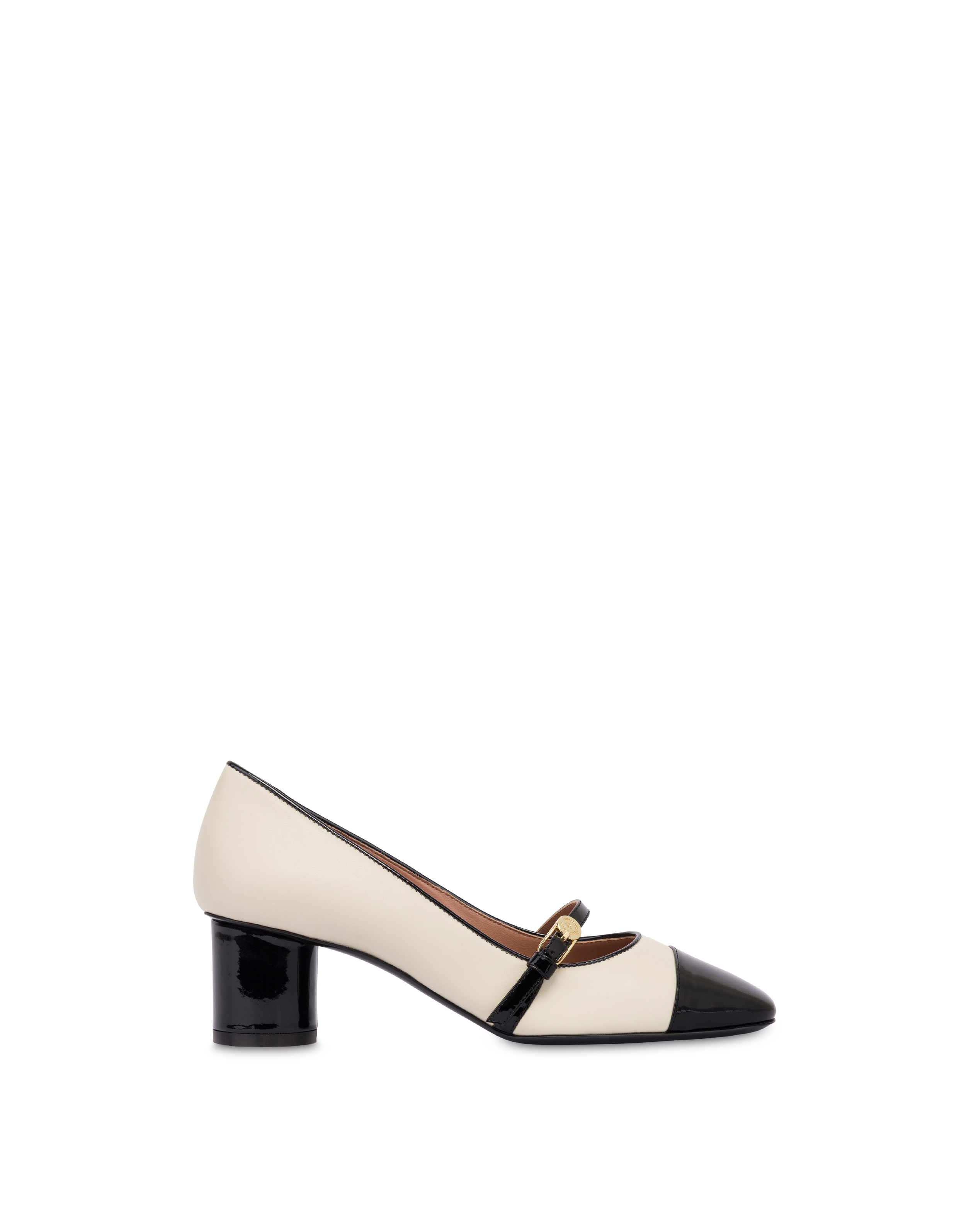 Décolleté Sofia In Vernice Burro/nero