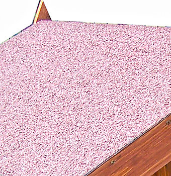 Niche pour chien en bois 0,96 m² avec toit bitumé et plancher Habrita