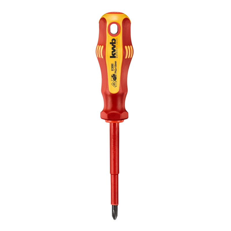 Tournevis isolé VDE PH 2 x 100 mm KWB
