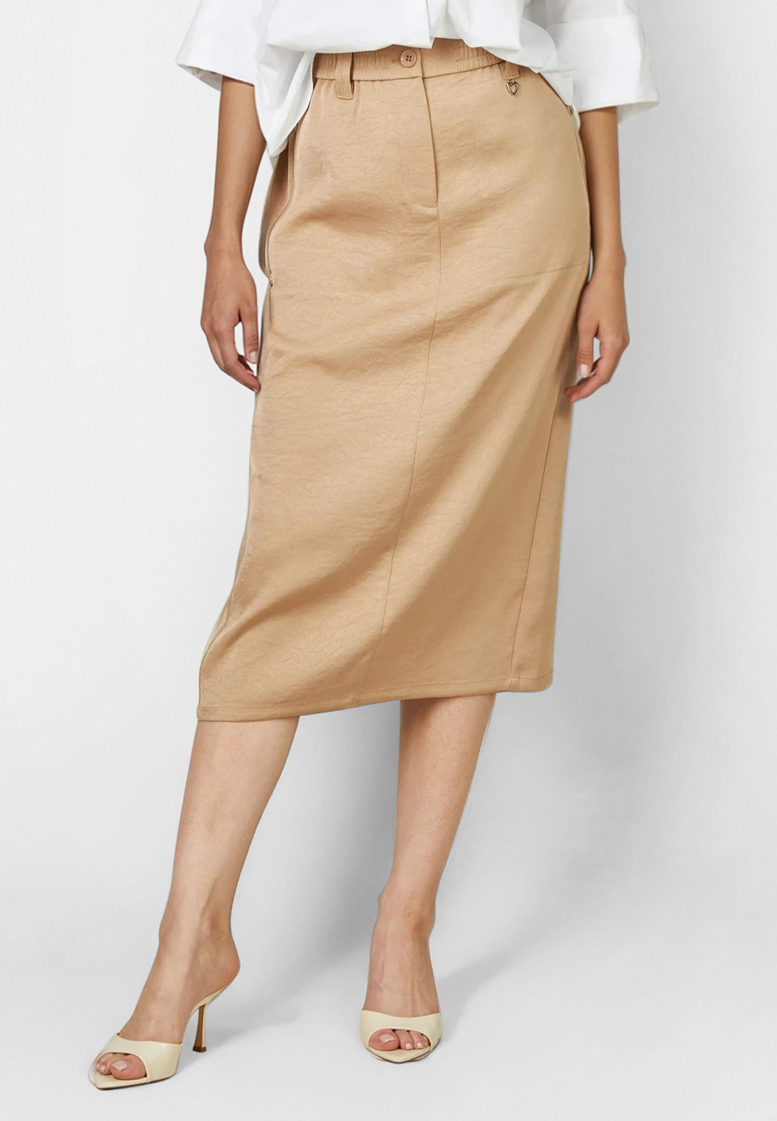 Rock aus schimmerndem Twill