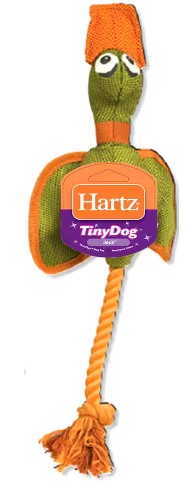 Hartz TinyDog Nylon Nose Divers Duck Dog Toy