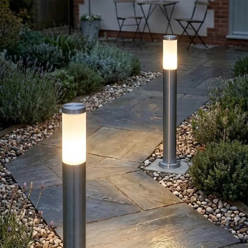 Qazqa sokkellamp rox zilverkleurig e27