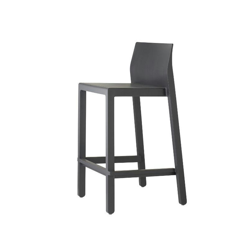KATE - Tabouret design en plastique noir