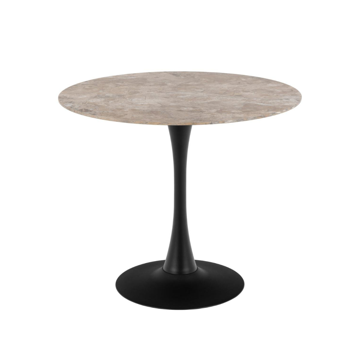 Rebellenclub Lugo Eetkamertafel - ø90 cm - Bruin