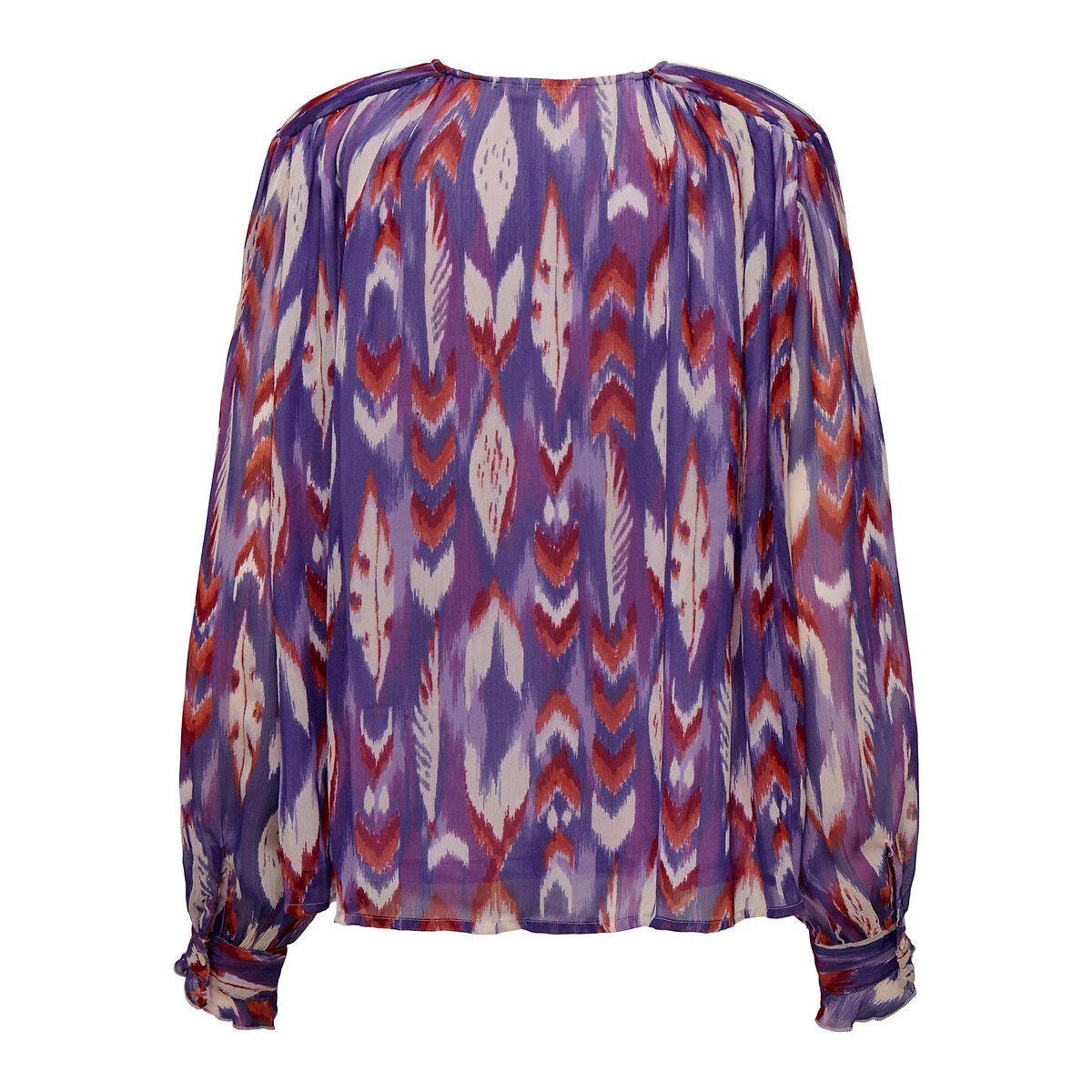 Blouse  fluide imprimée, col V