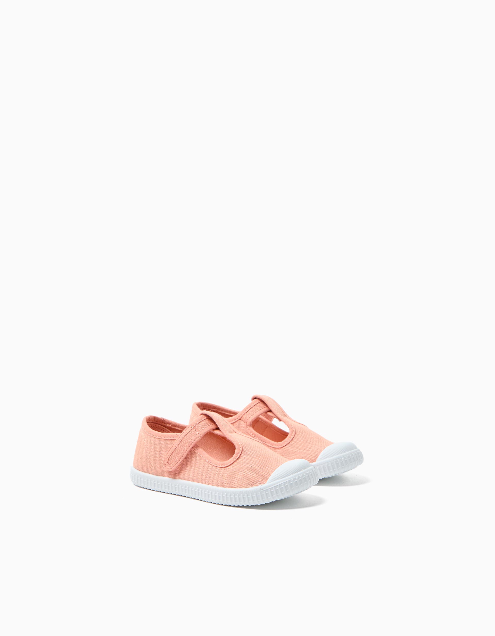 Sapatilhas sem Cordões, Menina, Rosa