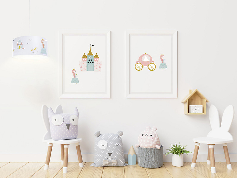 Lampa wisząca dziecięca Sweet Dreams 30 cm wielokolorowa