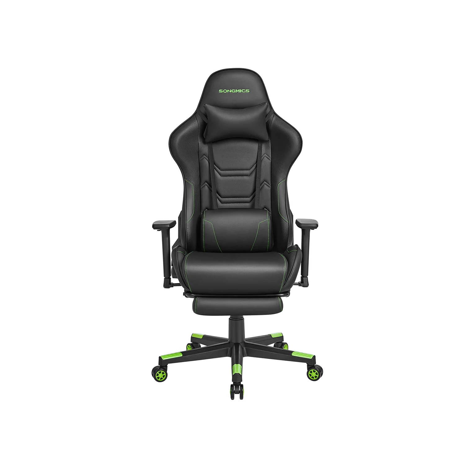 Fauteuil Gaming accoudoirs 3D noir et rouge