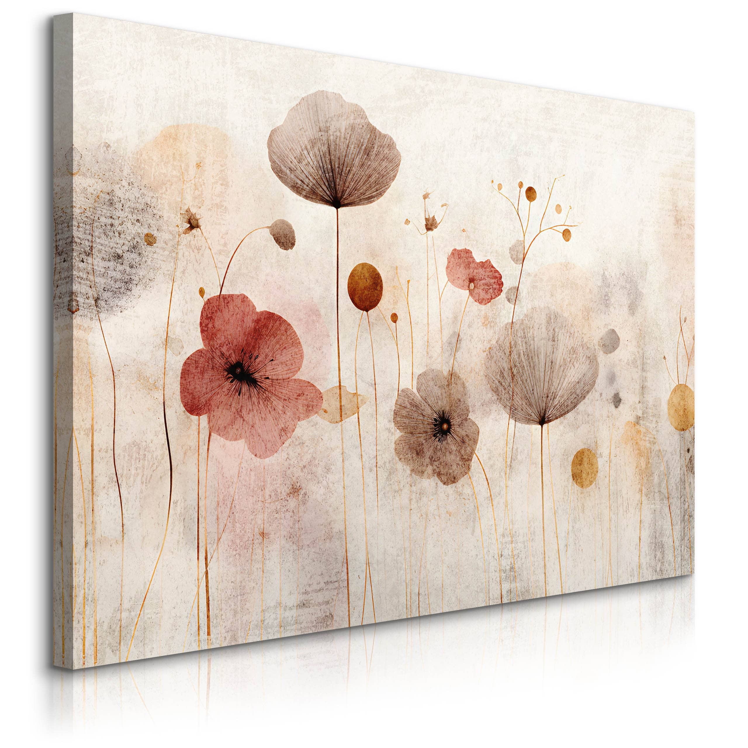 Obraz Polne Kwiaty W Stylu Vintage 30x20cm