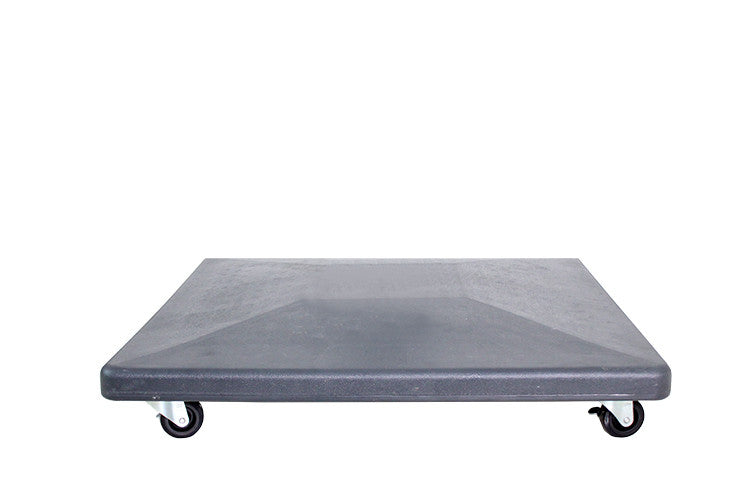 Hawaii parasolvoet - cement - 90 kg - verrijdbaar