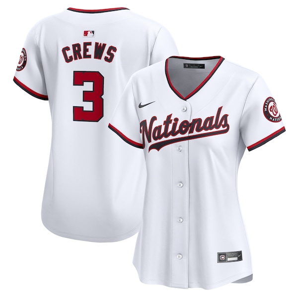 Dylan Crews Washington Nationals Nike Women's Home Limited Player Jersey - White