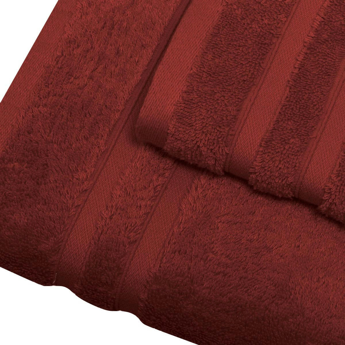 SENSILK - Serviette de toilette 600 gr/m²  cardinal 50x100 cm