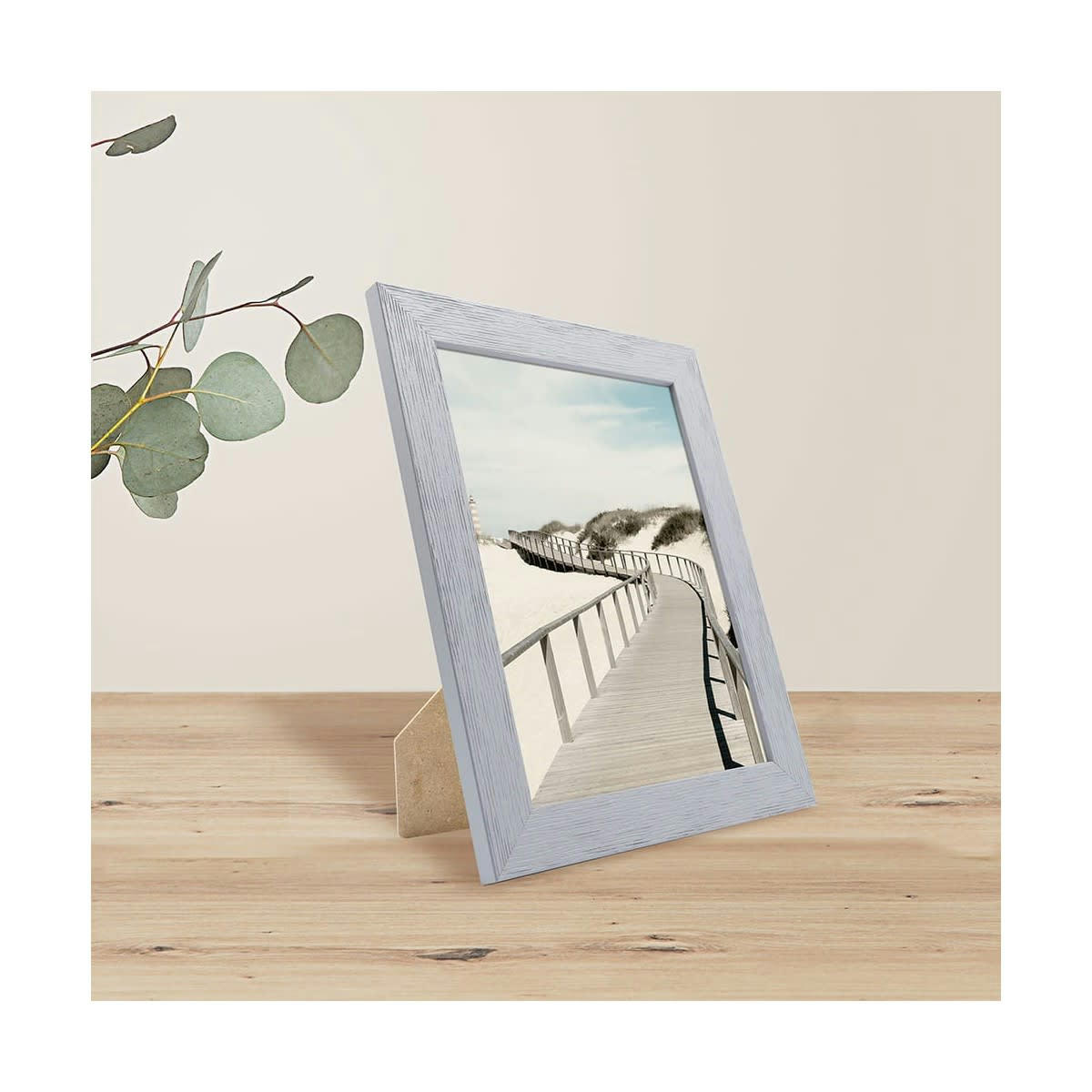 KARMA - Cadre photo gris 18x24 cm bois reconstitué fsc