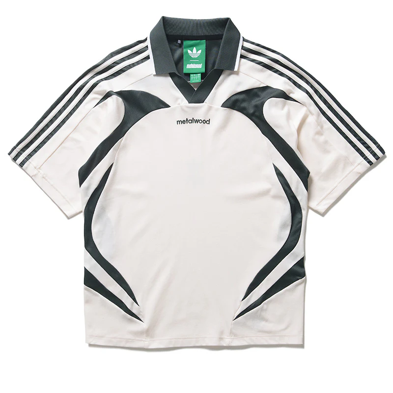 Metalwood x Adidas Polo - Chalk White