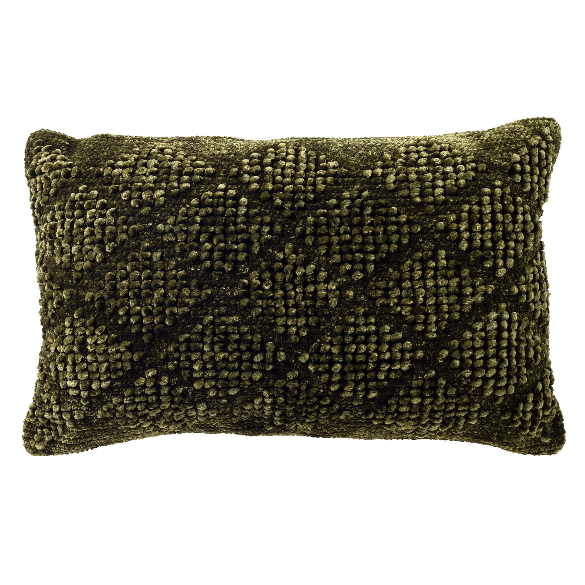 ELIO - sierkussen 40x60 cm - getuft - Mayfly - groen