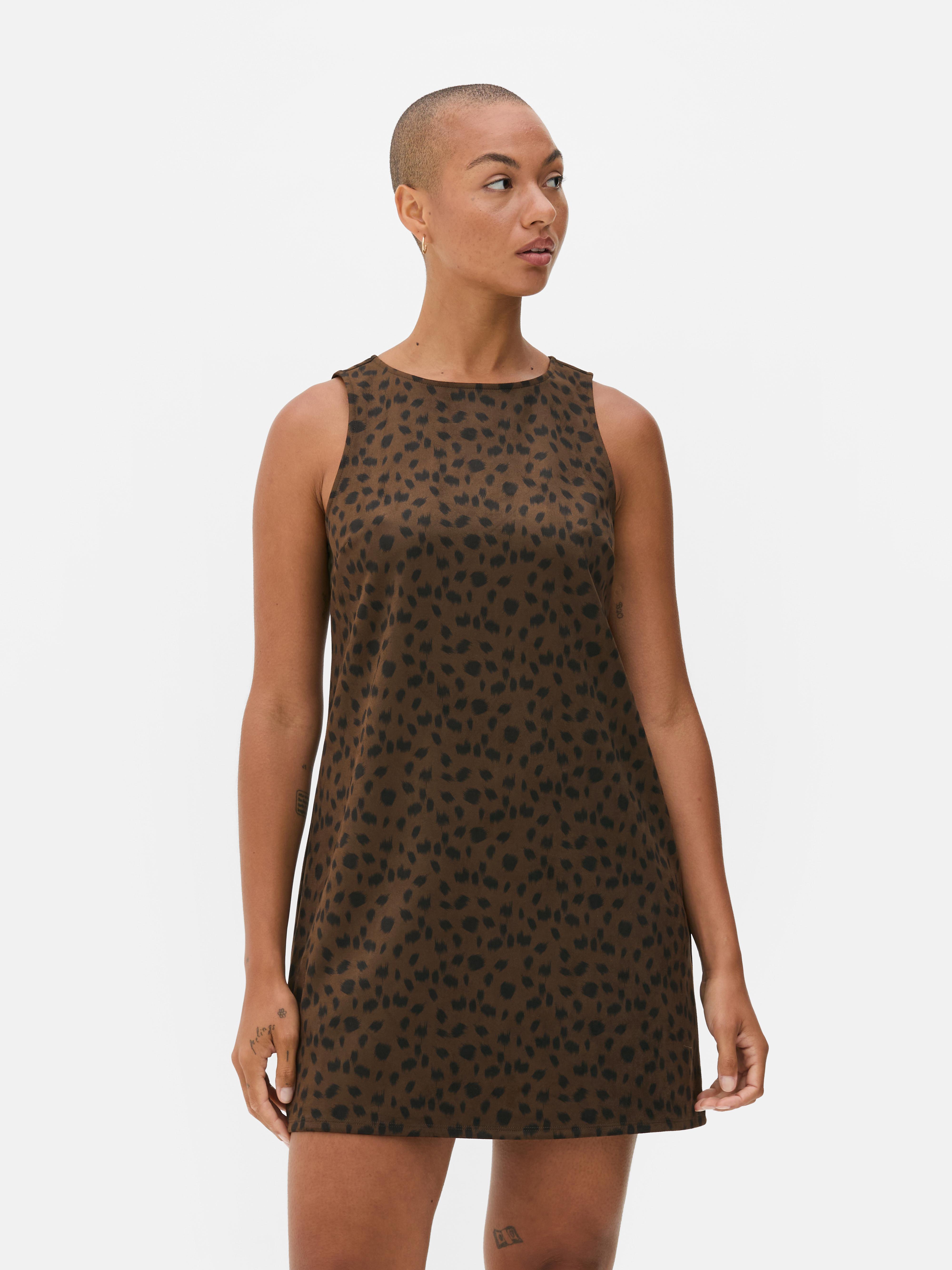 Mini Animal Shift Dress
