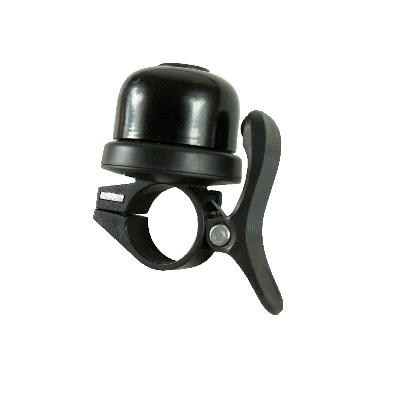 Sonnette pour vélo Mini à levier en aluminium noire