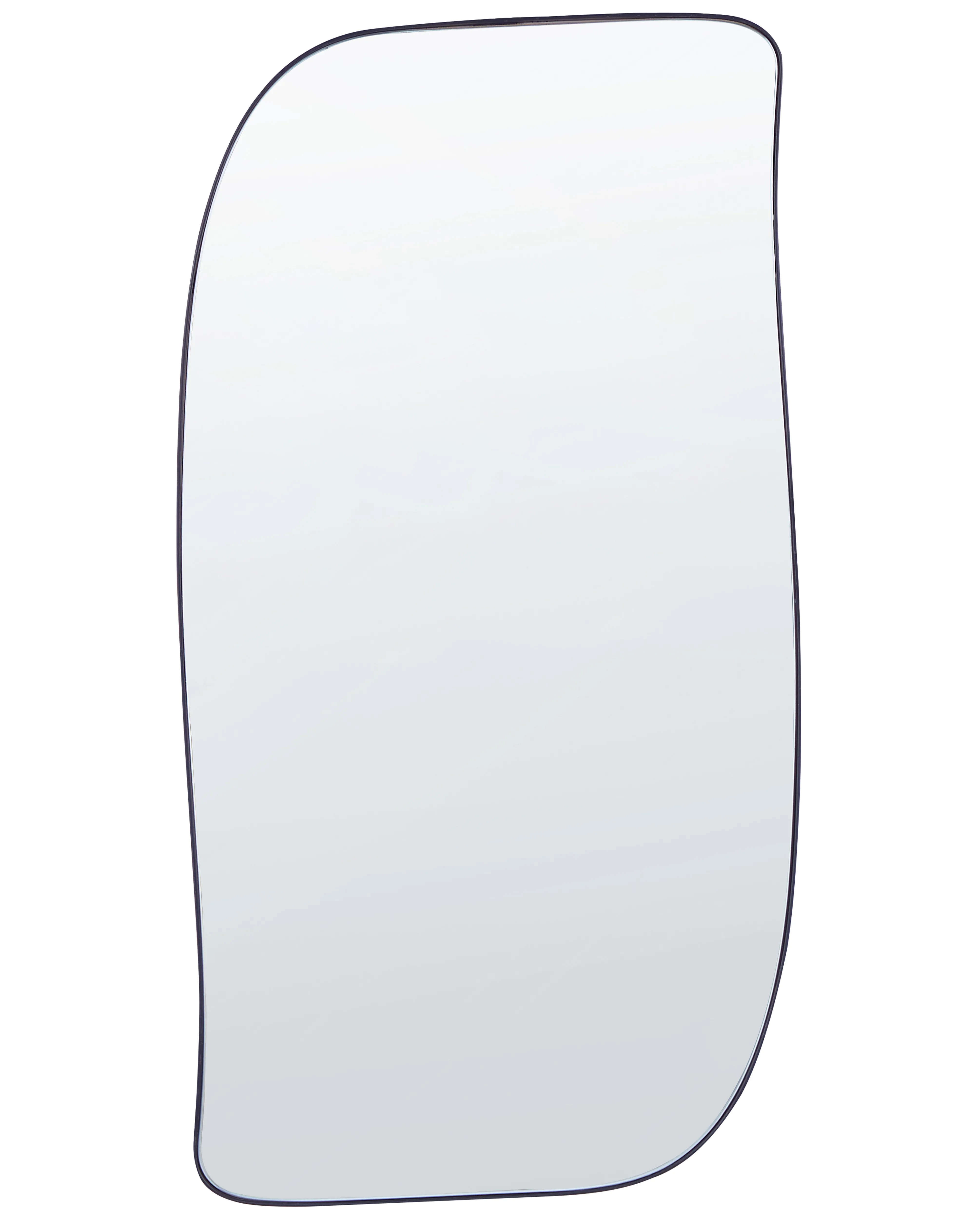 Wall Mirror MONTCLUS 37 cm 70 cm Metal Black