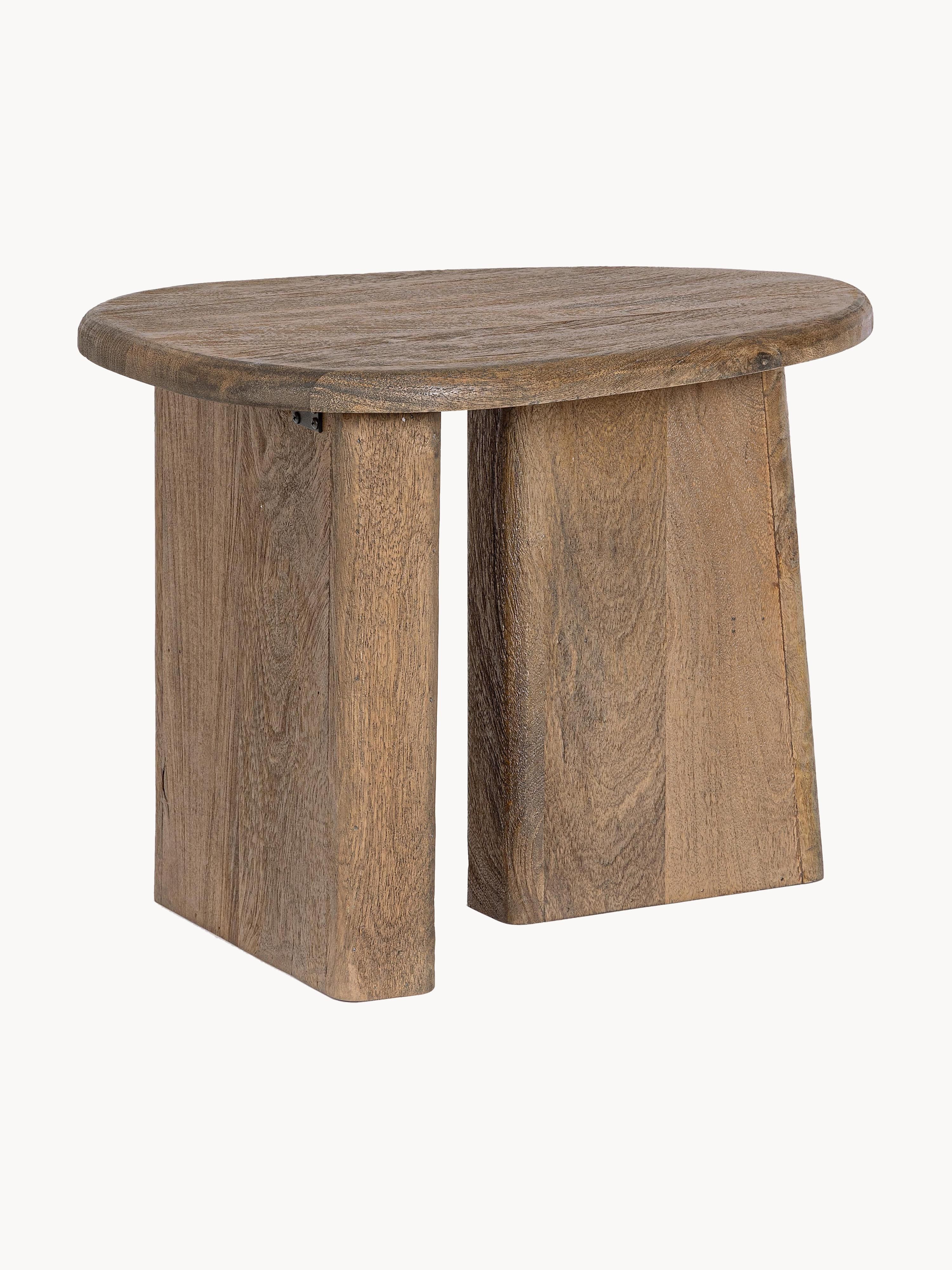 Ovaler Couchtisch Zacatecas aus Mangoholz