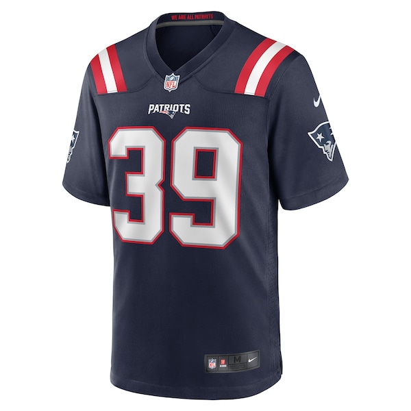 Jamycal Hasty New England Patriots Nike Team Game Jersey -  Navy