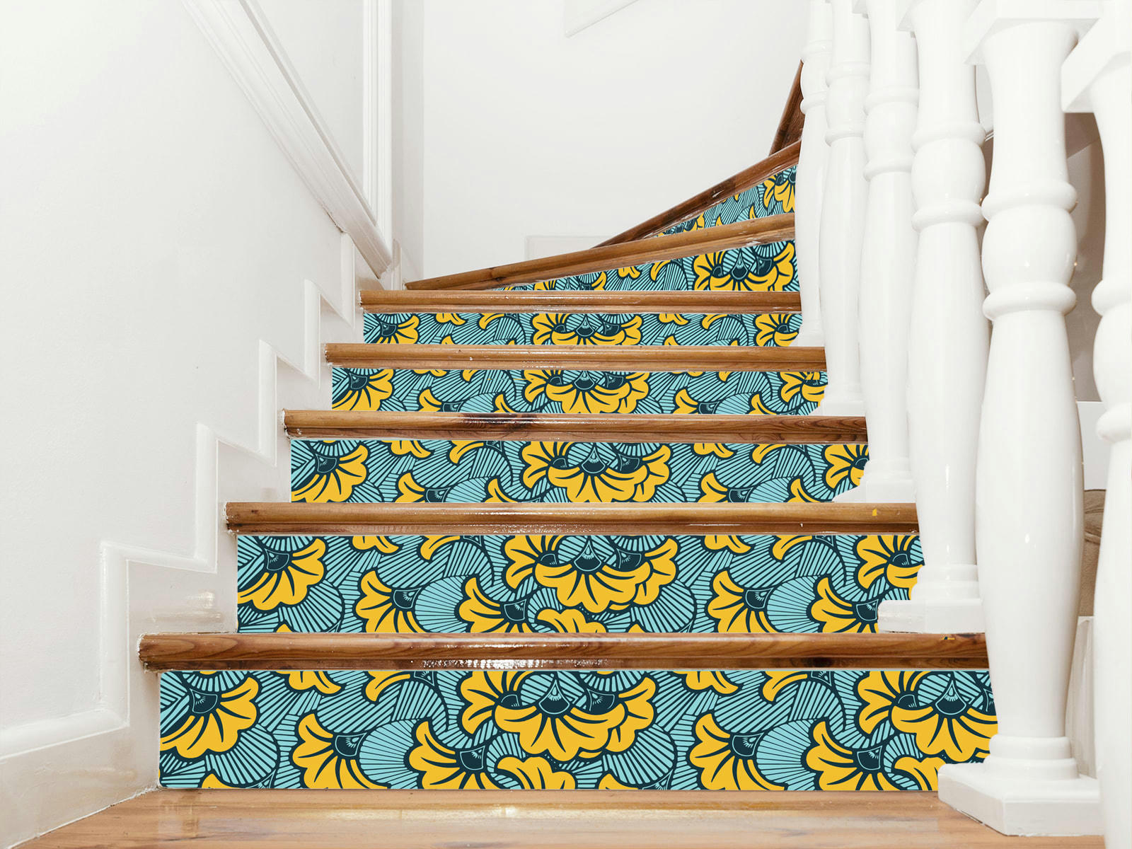 - Contremarches adhésives wax curry 20cmx4m