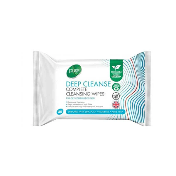 Pure Deep Cleanse Cleansing Wipes 25s