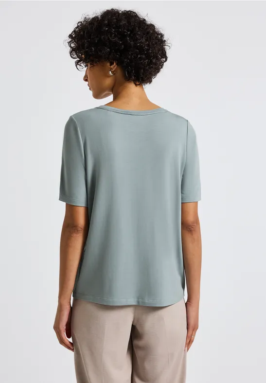 Shirt mit Glitzerstreifen