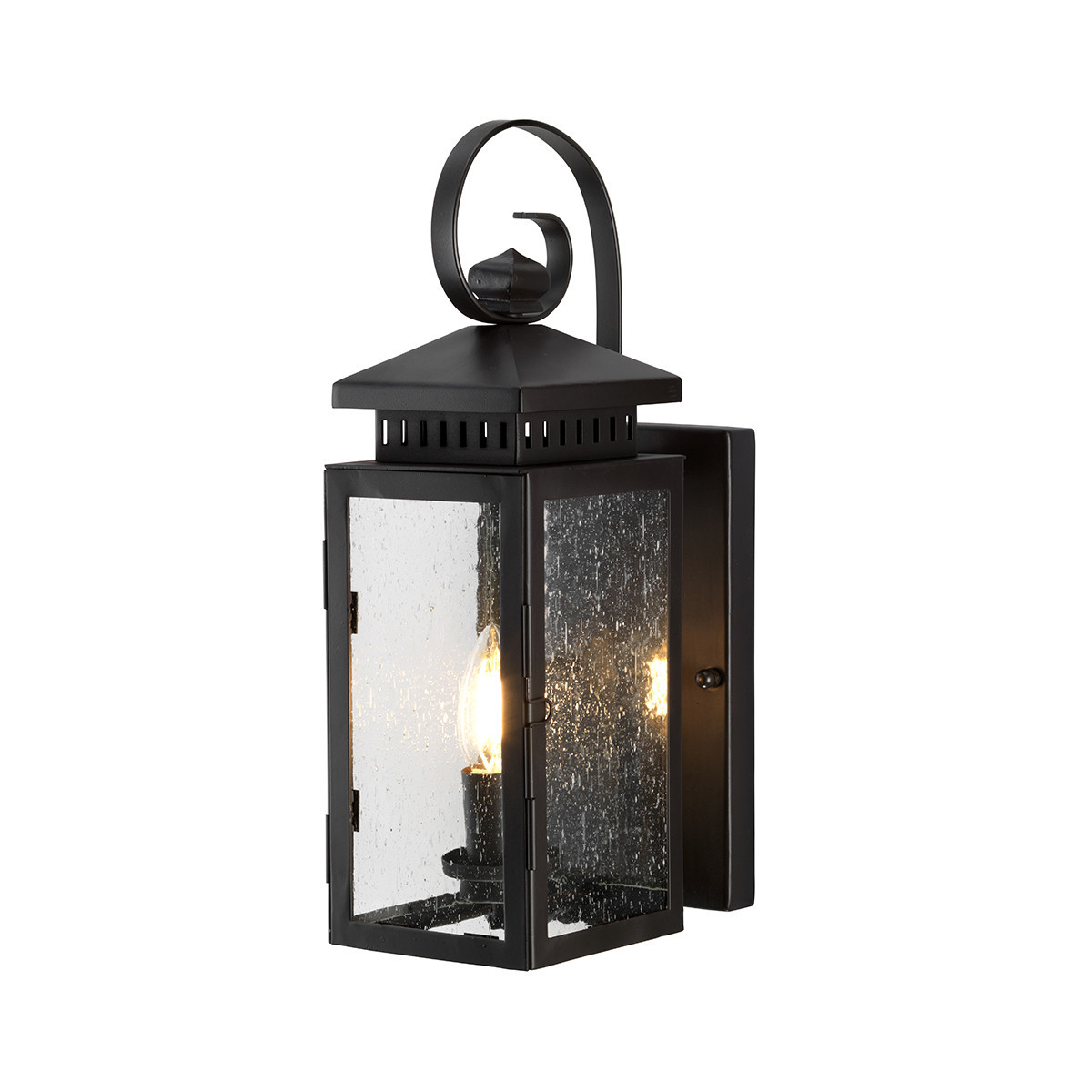 Kinkiet zewnętrznystary brąz Hythe 1xE14x60W IP44 Elstead