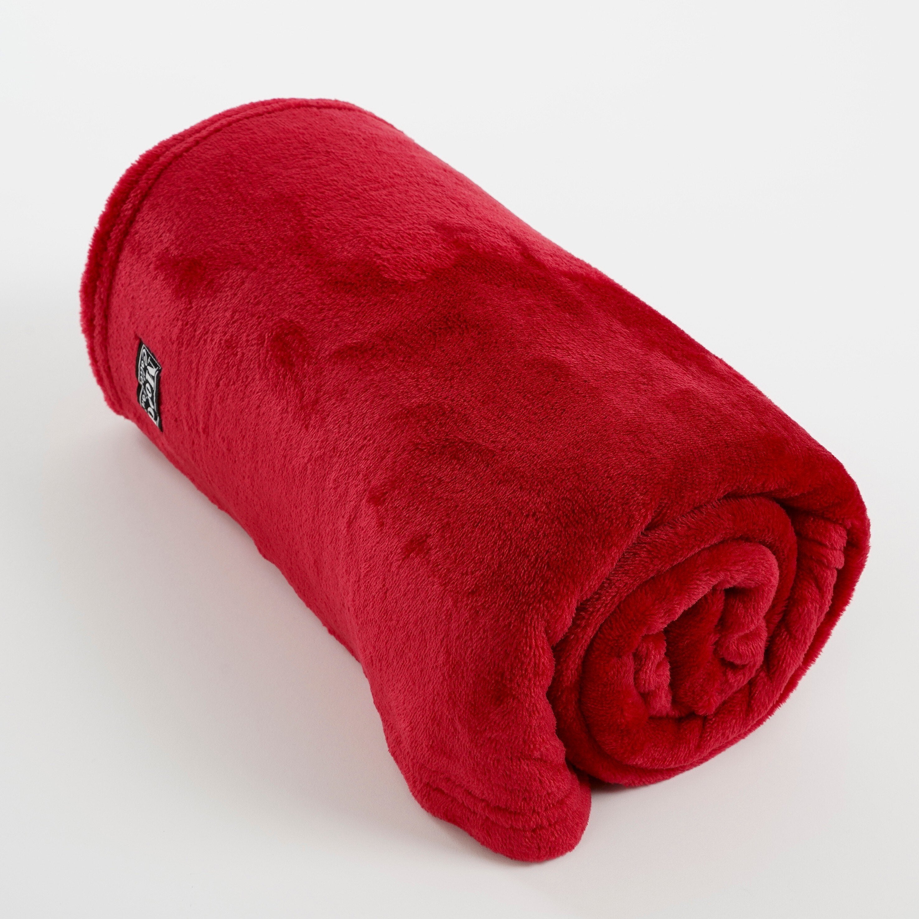 Mica Decorations Famke Fleece Plaid - L180 x B130 cm - Rood