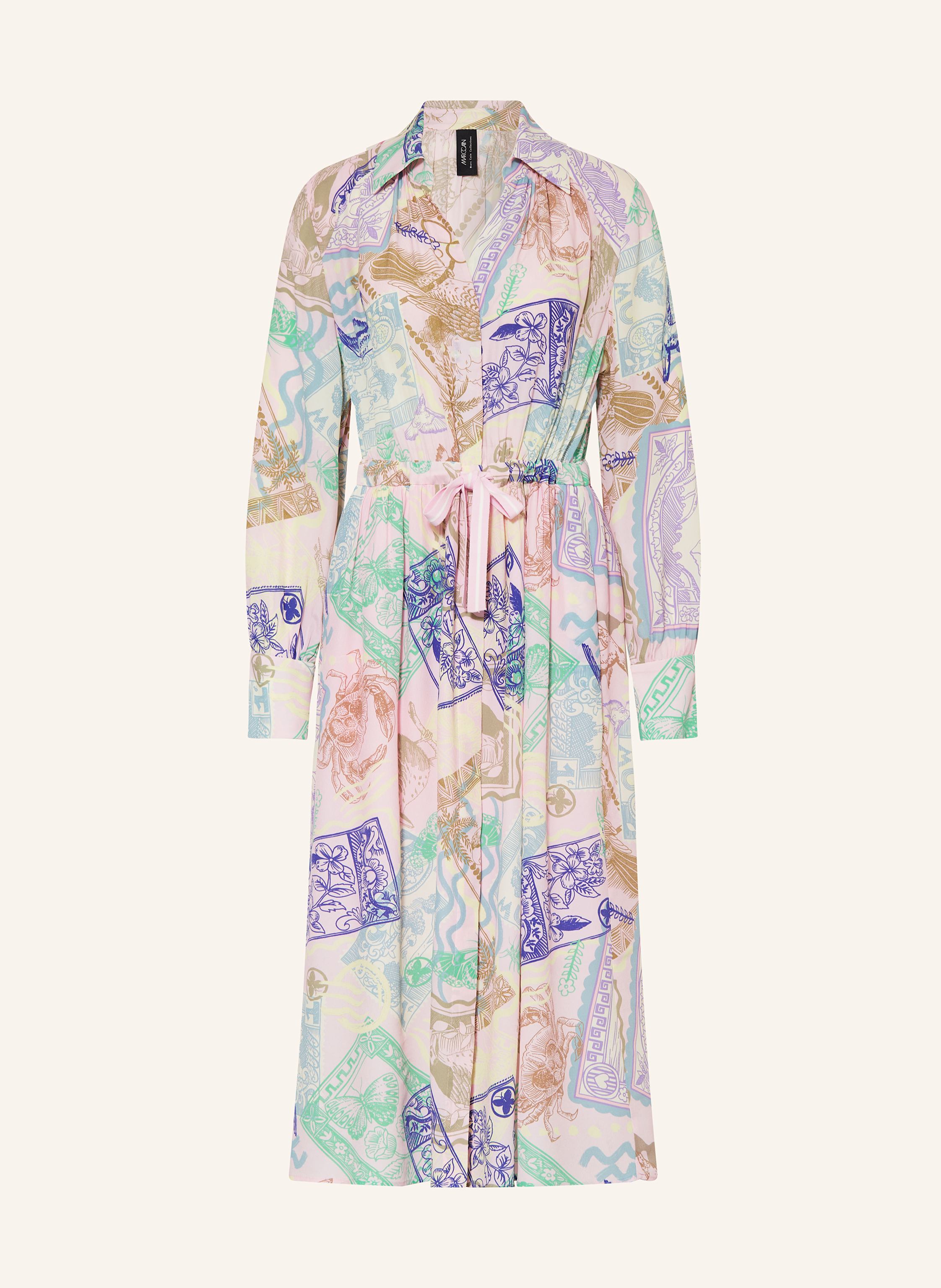 MARC CAIN Hemdblusenkleid mit Seide
