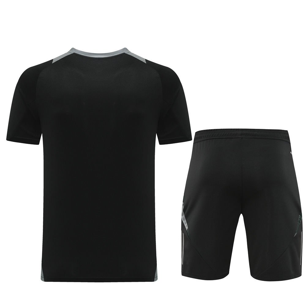 Adidas Short Sleeve Training Jersey Set - AD08- Black