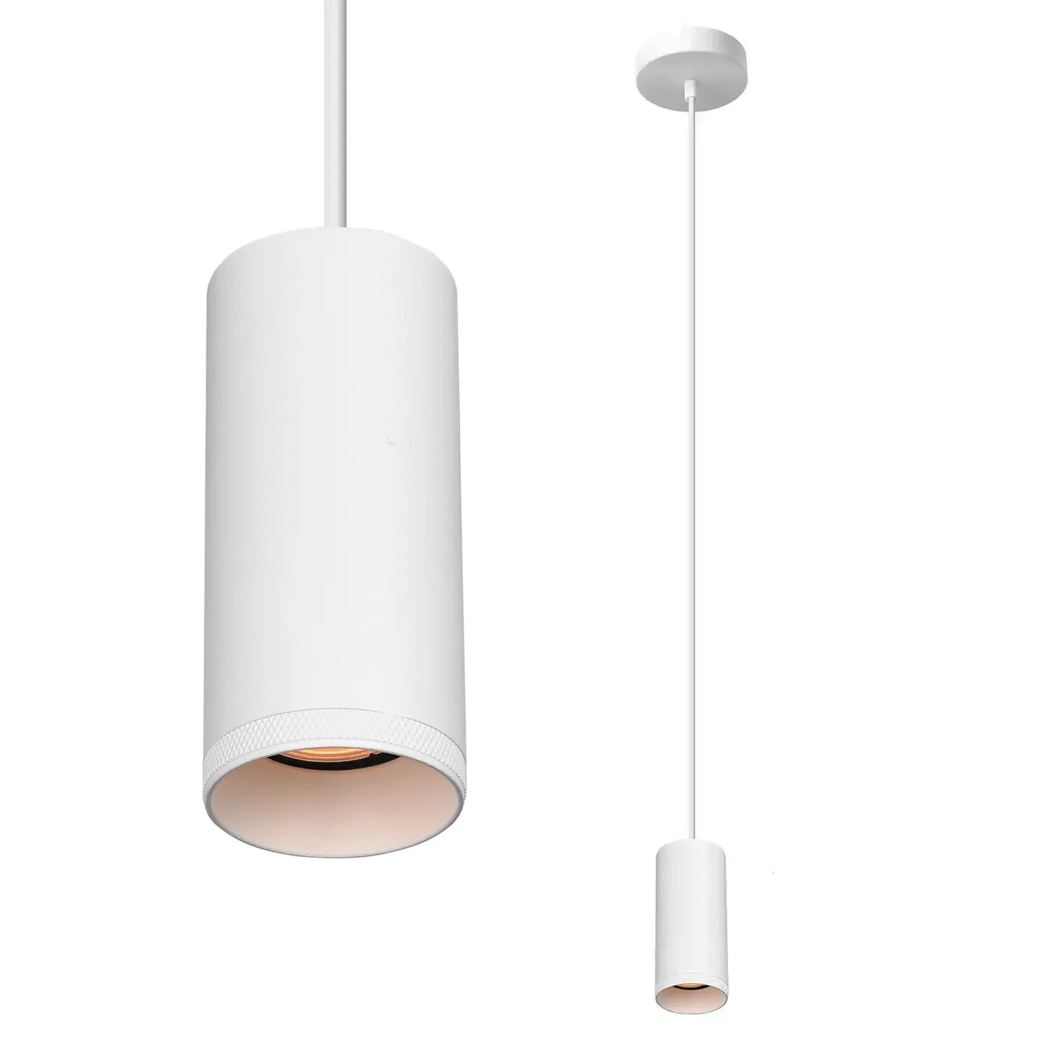 Artdelight hanglamp Milano - 1 lichts - 6.6 x 150  cm - wit