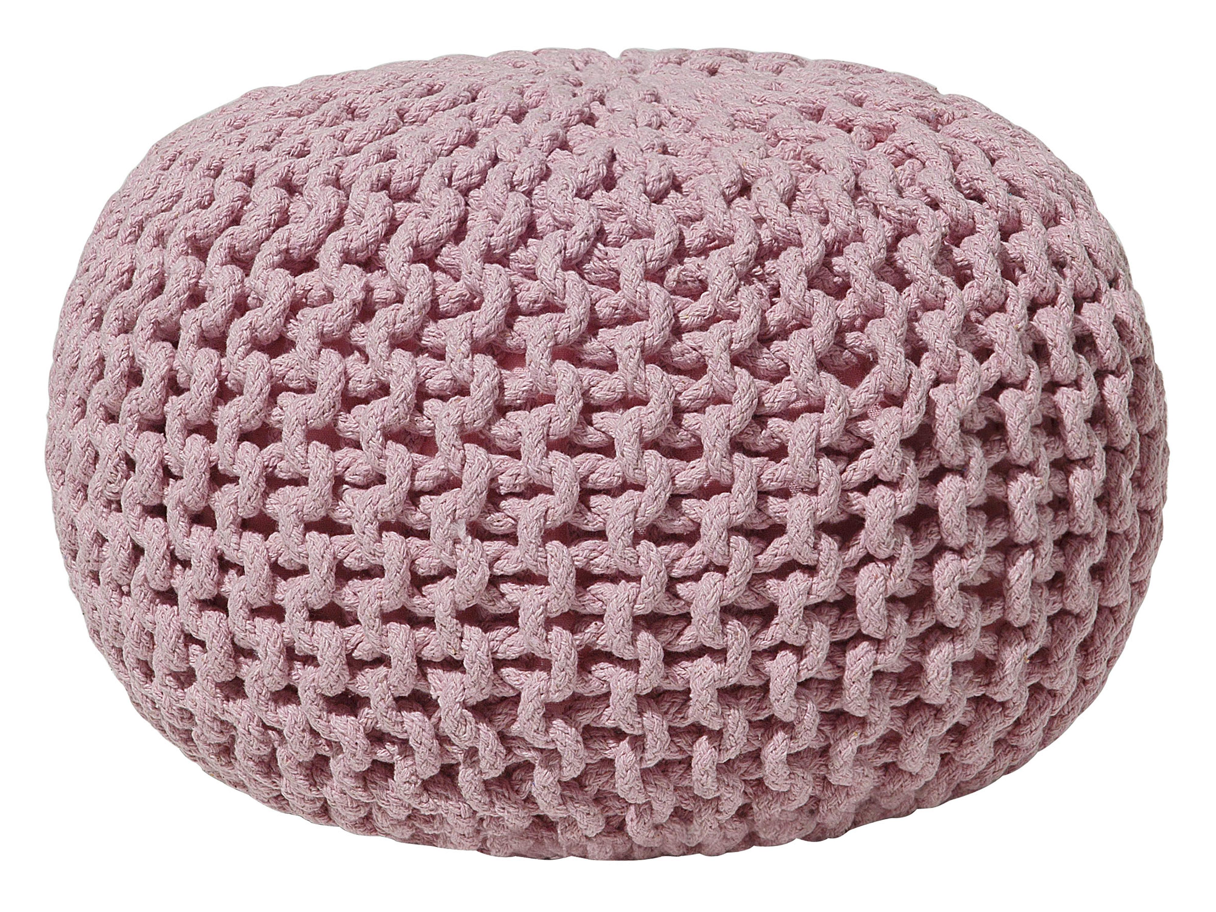 Pouffe CONRAD Cotton Pink