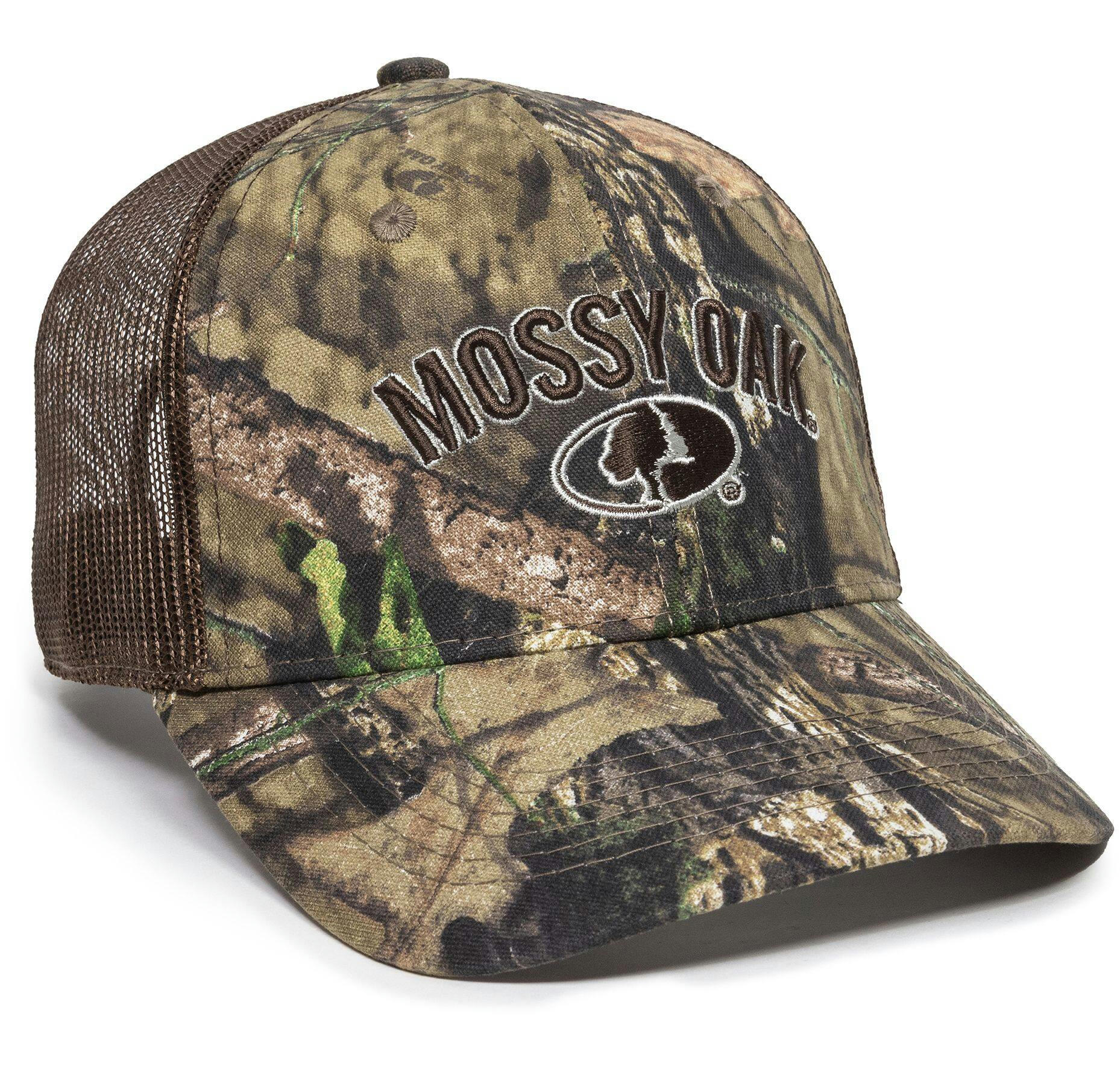 Mossy Oak Country Mesh Back Hat, Brown