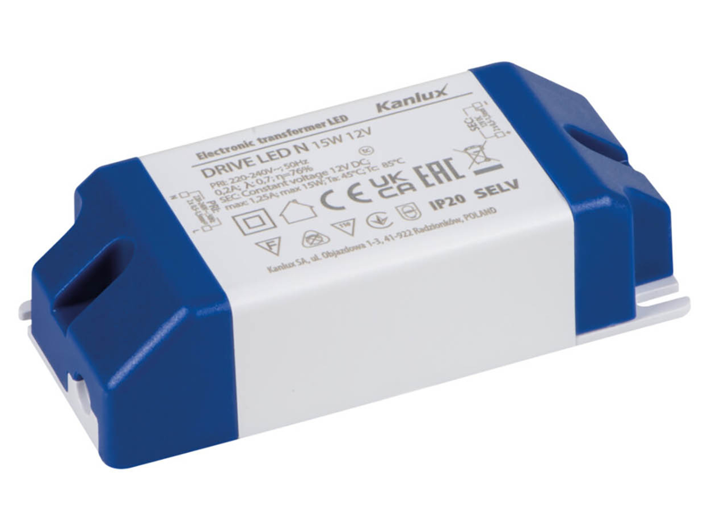 Zasilacz CV Drive LED N 12V biały
