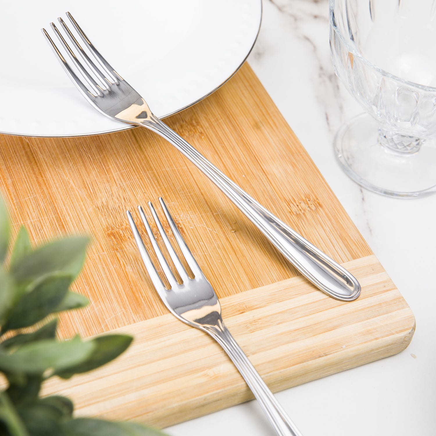 Set forchette City in acciaio inox, 2 pezzi