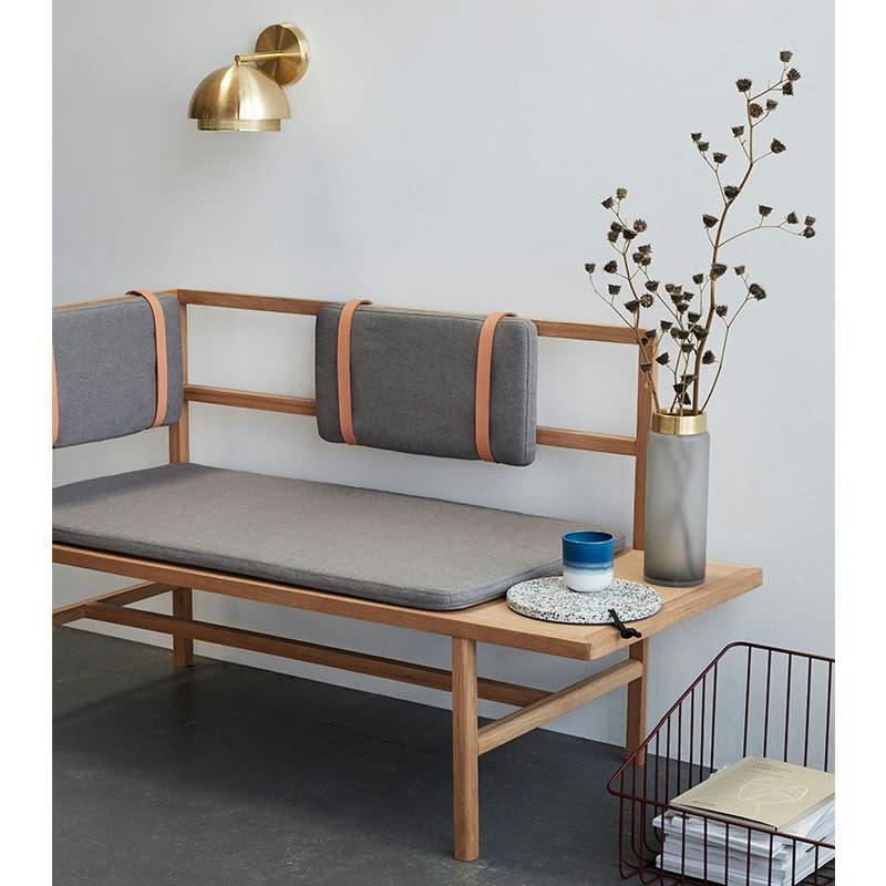 DESIGN - Applique murale en laiton doré ronde