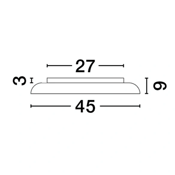 Deckenleuchte »Linus «, LED, 40 W, Höhe: 9 cm, schwarz