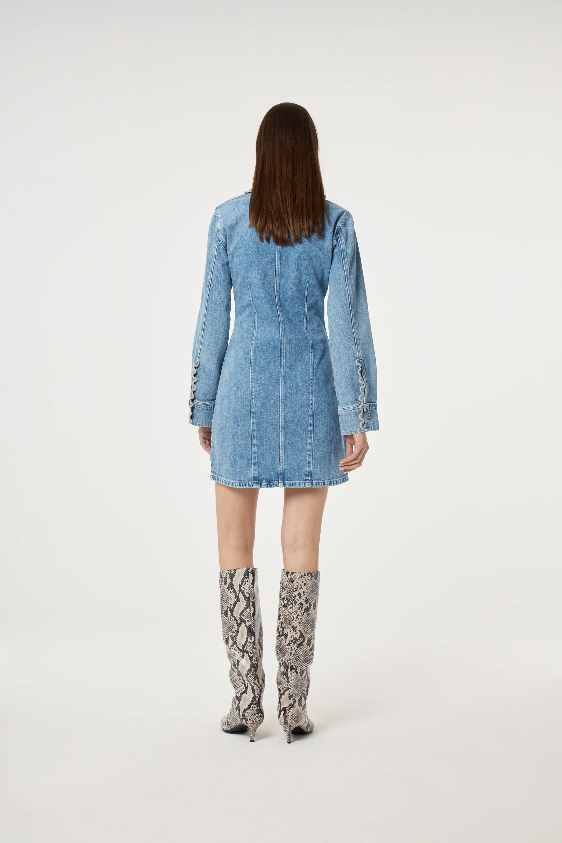Ina Dress | Mid Blue