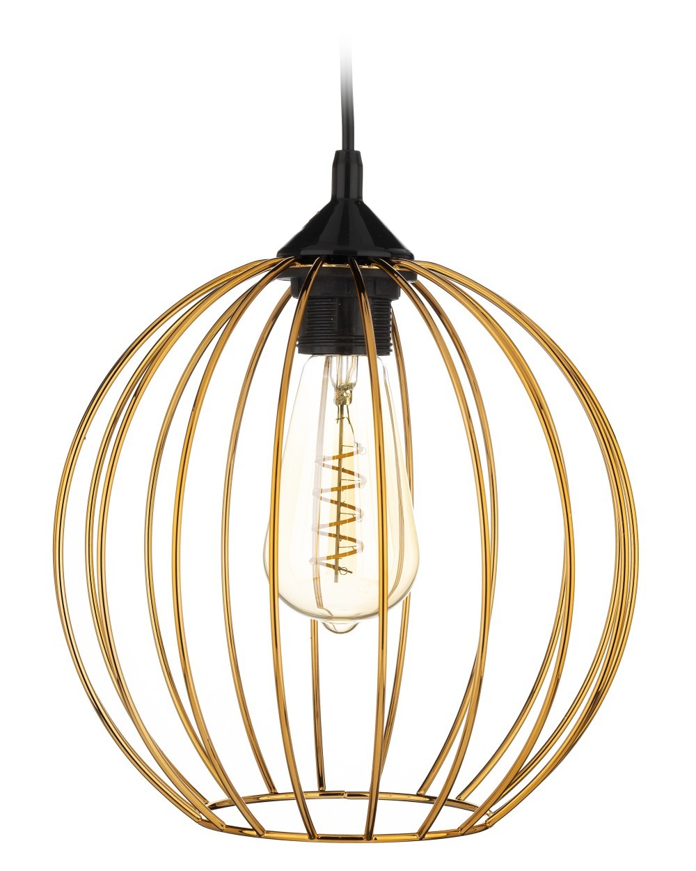 Lampa wisząca New York Bubble 23cm miedź