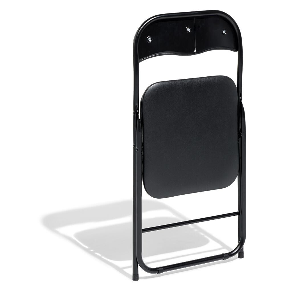 Chaise pliante Tracy métal noir 44x45x79cm