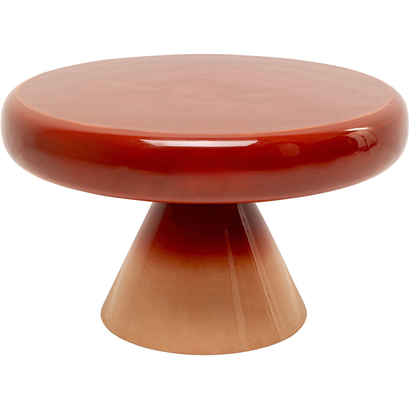 Kare Design Salontafel Rici Ø60cm rood