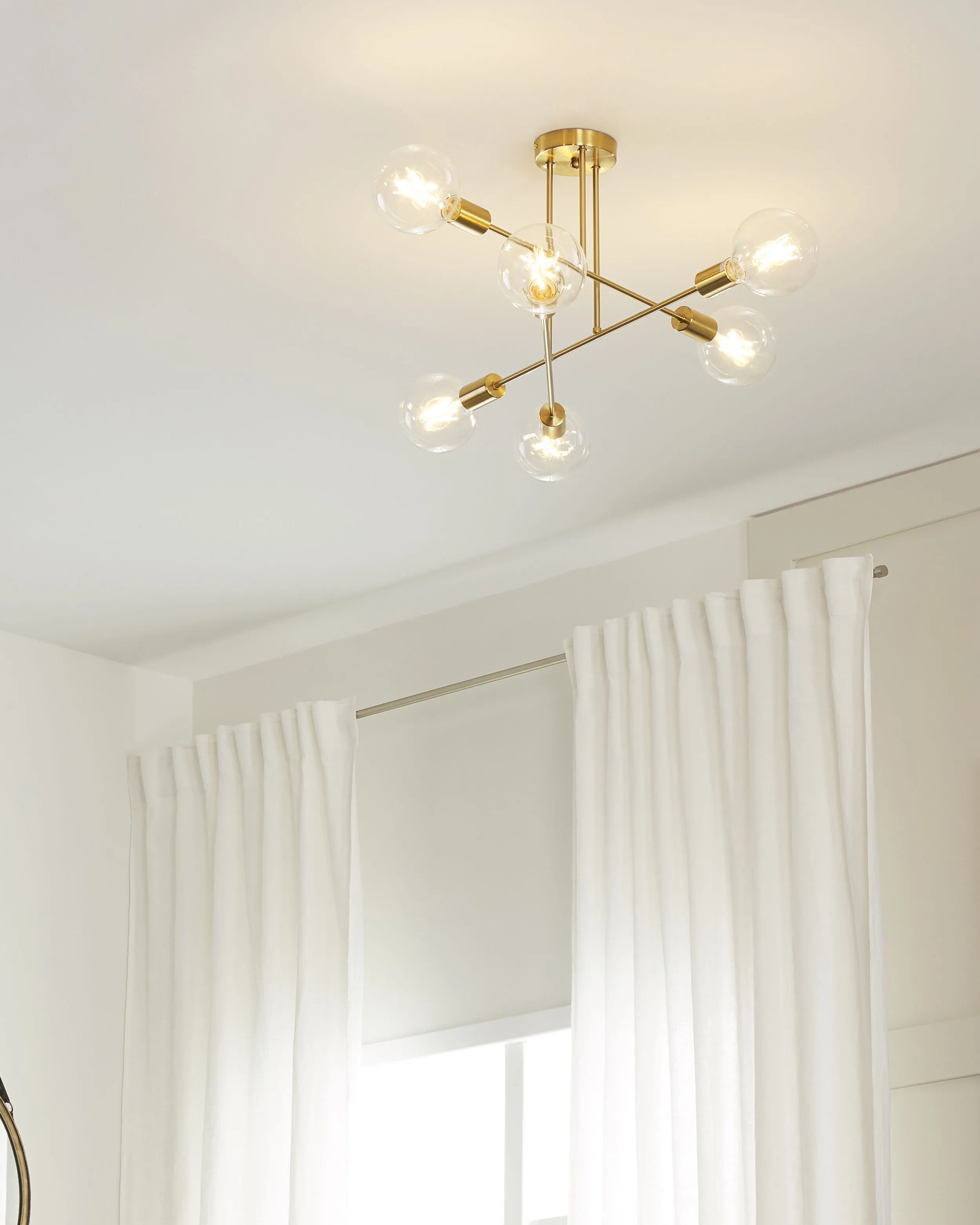 Ceiling Lamp KIDANE Metal Brass