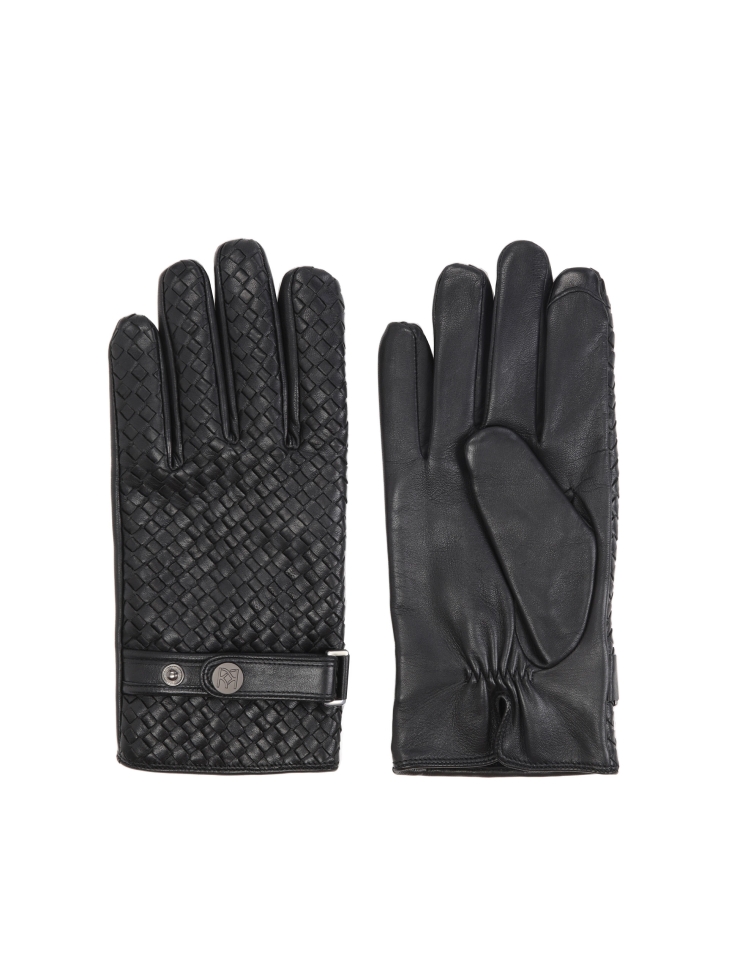 Men's black gloves