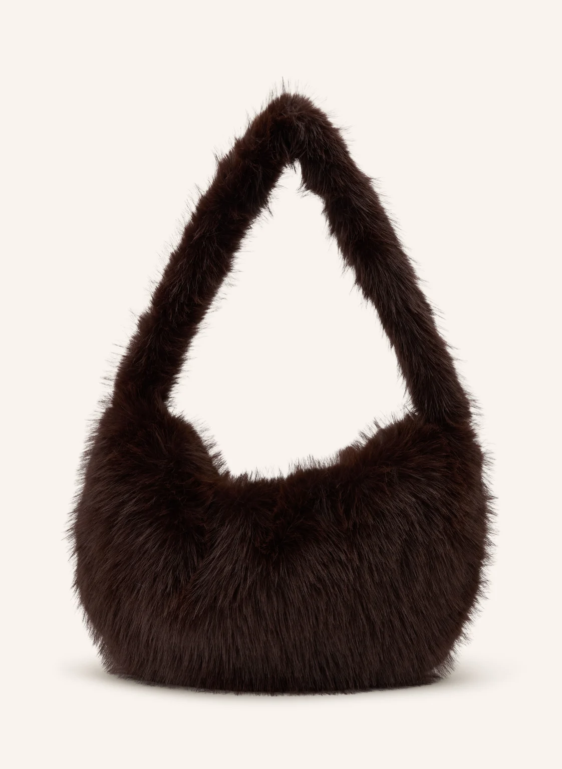 MRS & HUGS Schultertasche aus Kunstfell